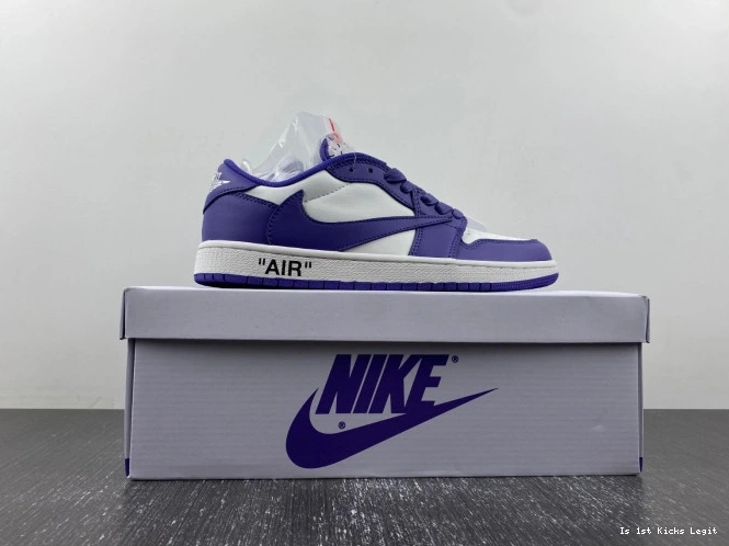 AIR OFF-WHITE X CUSTOM DM7890-386 TRAVIS SCOTT JORDAN X 1 0708